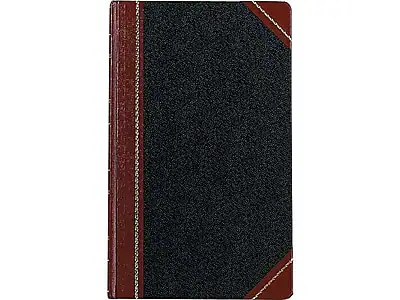 Front. Boorum & Pease - 9 Series Record Book, 8.63" x 14.13", 150 Sheets/Book - Black.
