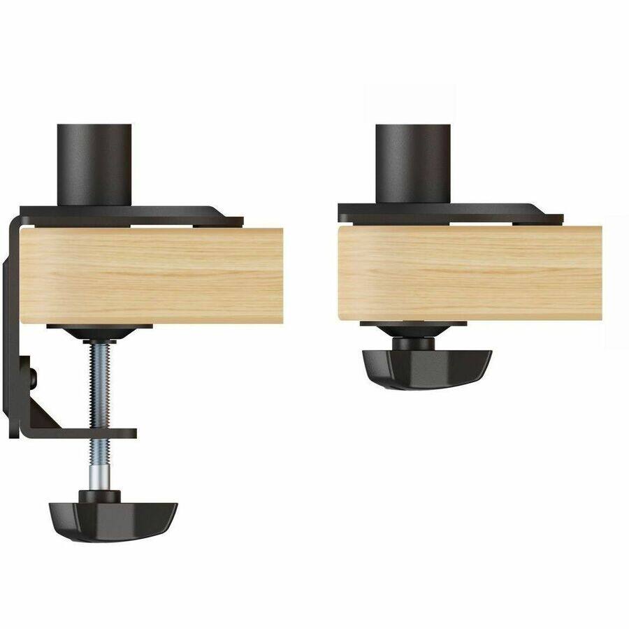 Alt View 5. SIIG Inc - SIIG Dual Monitor Articulating Desk Mount - Fits 13" to 32" monitors - Max Load 19.8 lbs each - VESA Plate - Black.