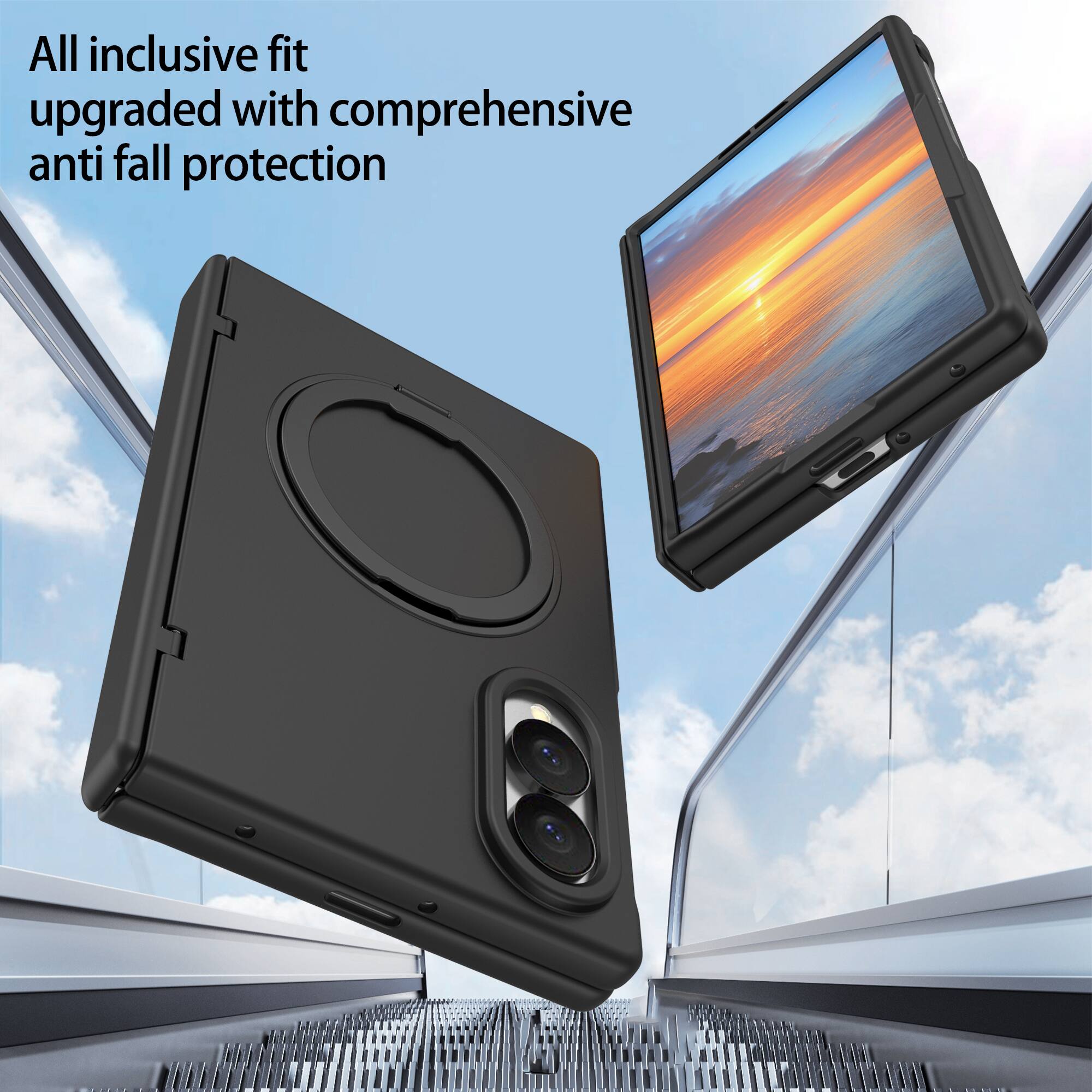 All inclusive fit upgraded with comprehensive anti fall protection