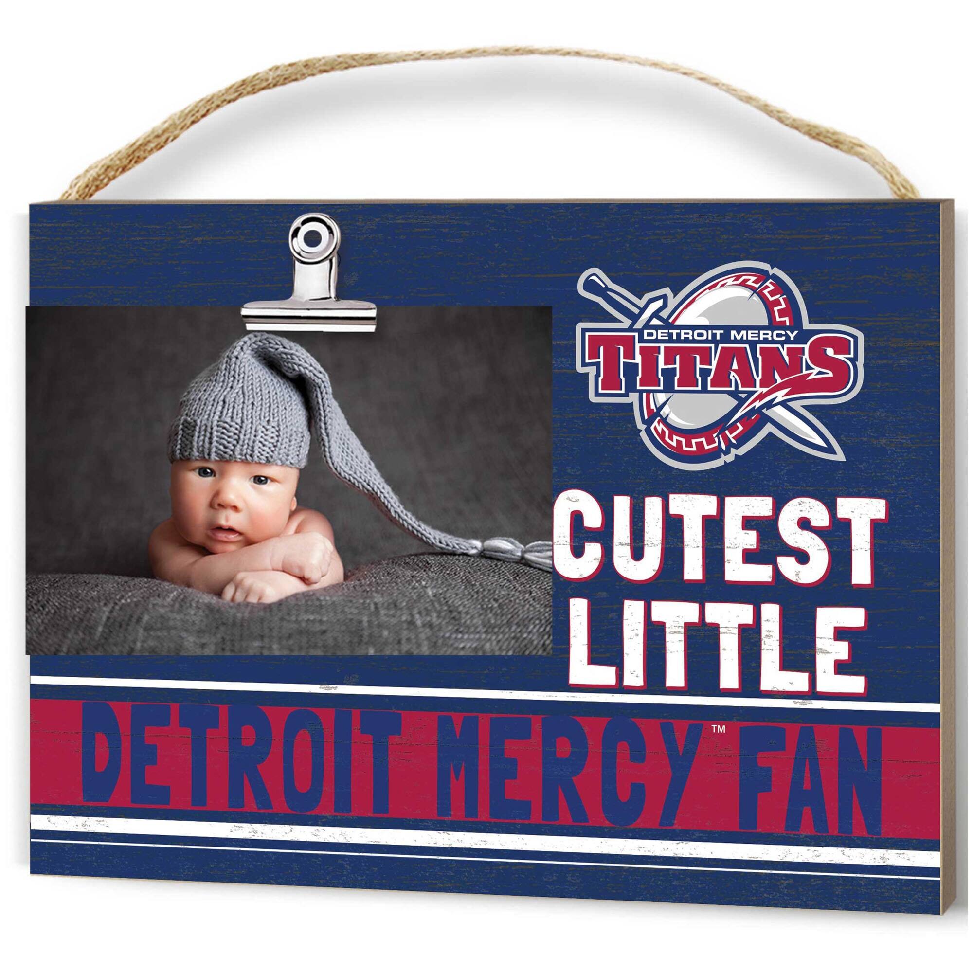 Detroit Mercy Titans 8'' x 10'' Cutest Little Weathered Logo Clip Photo Frame