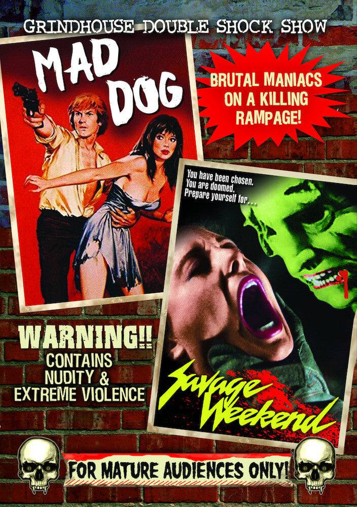 Front. Horror Double Feature: Savage Weekend (1979) / Mad Dog - DVD.