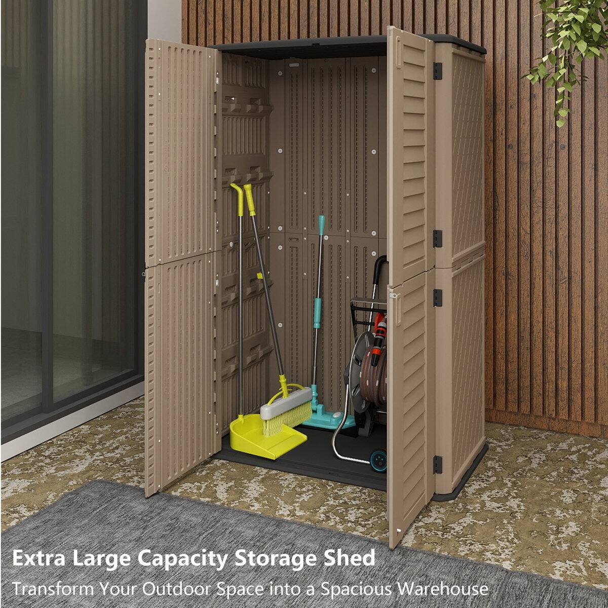 Extra Large Capacity Storage Shed  
Transform Your Outdoor Space into a Spacious Warehouse