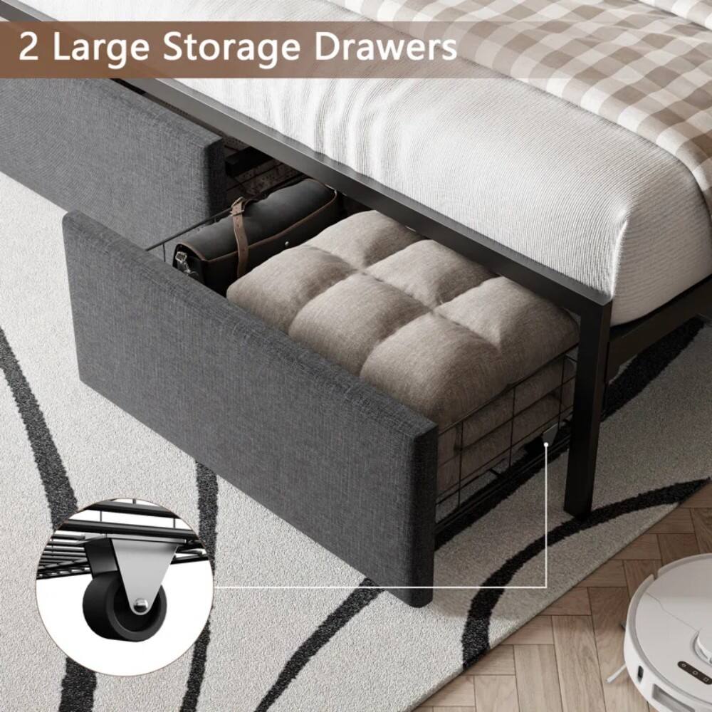 2 Large Storage Drawers