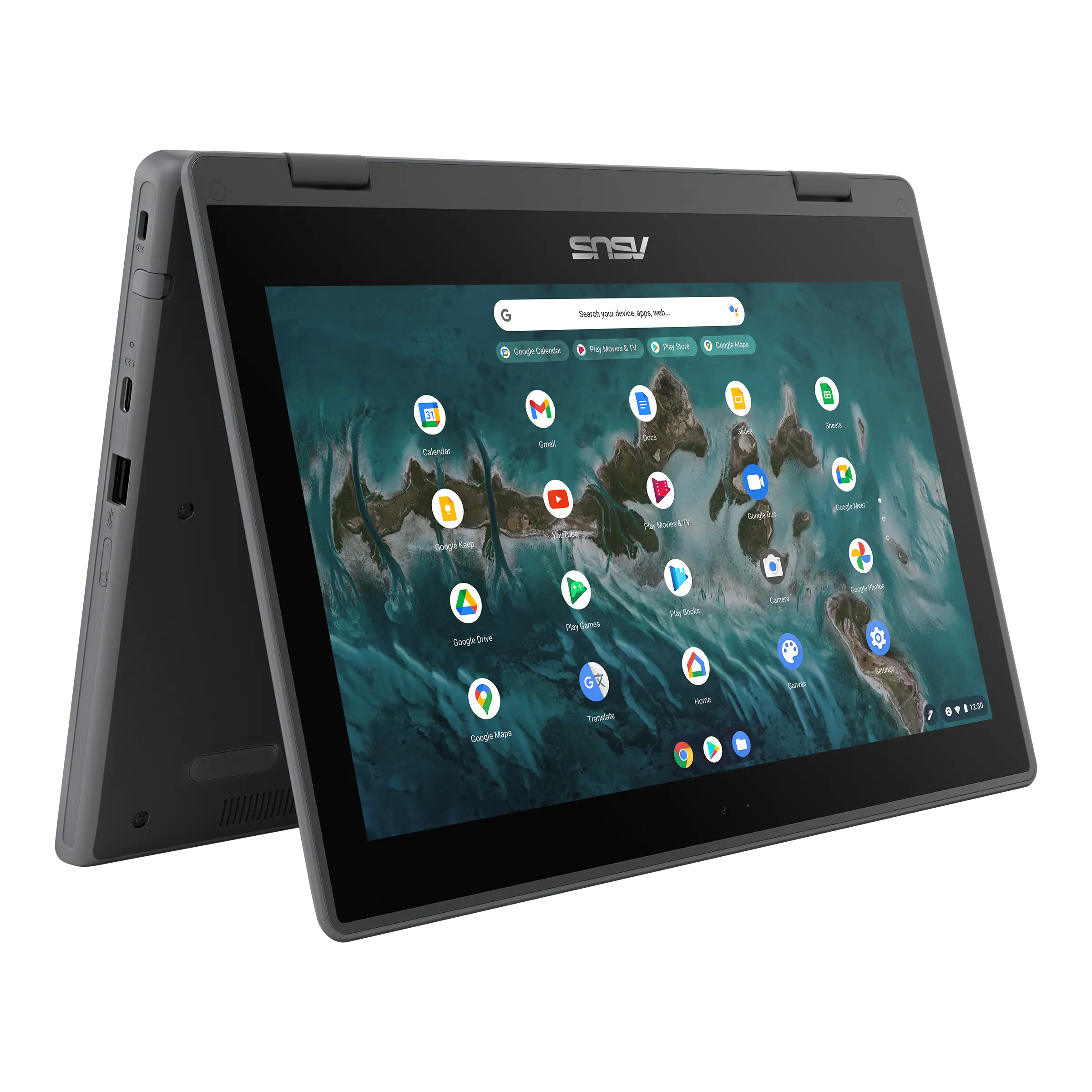 ASUS Upgraded Chromebook Flip CR1 11.6 HD 2 in 1 Touchscreen