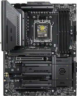 MSI - MAG B850 TOMAHAWK MAX WIFI II (Socket AM5) AMD B850 ATX DDR5 Wi-Fi 7 Ryzen 9000 / 8000 / 7000 Motherboard - Black