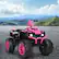 Alt View 2. Gymax - Gymax 12V Electric Kids Ride On Car ATV 4-Wheeler Quad w/ Music LED Light Pink - Pink.