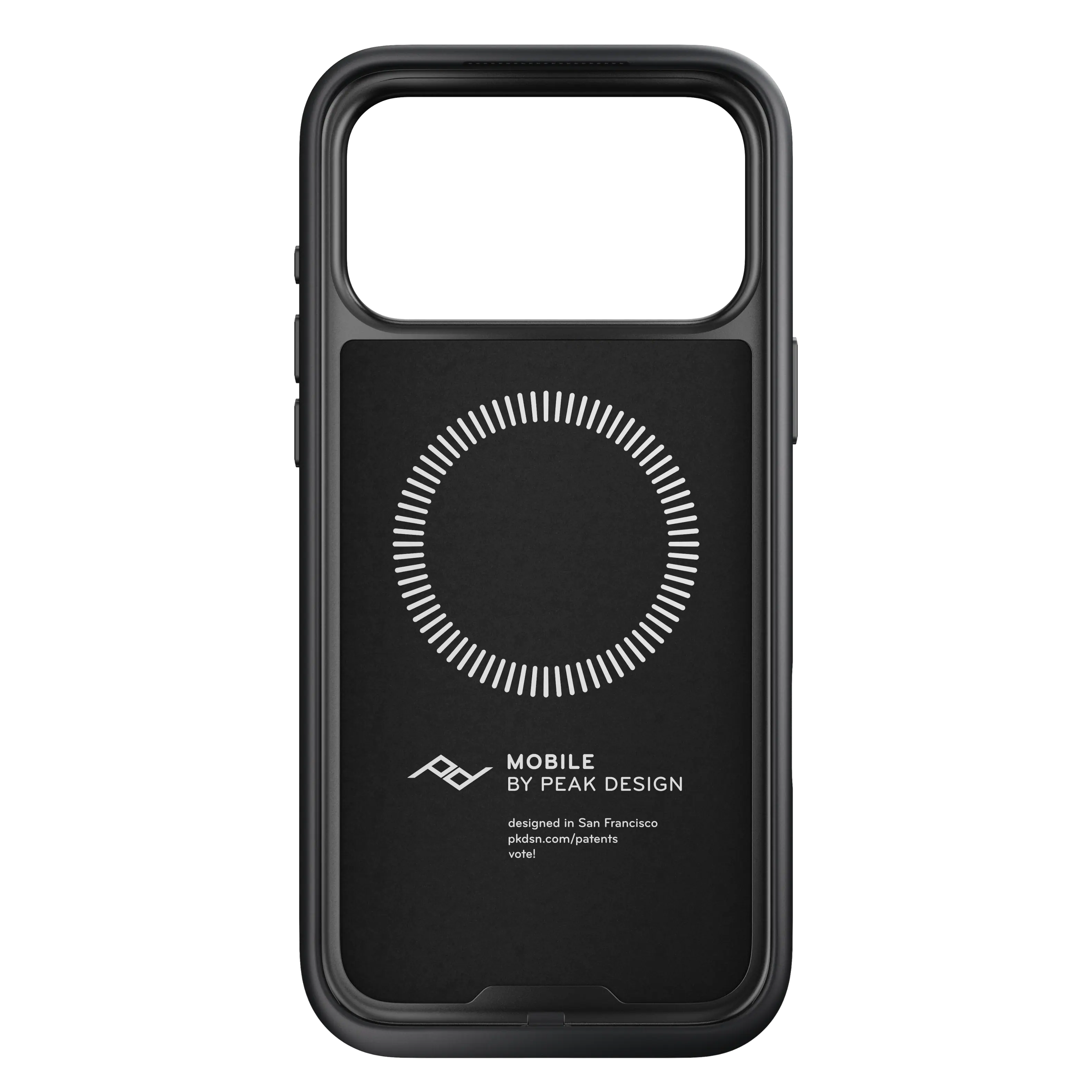 MOBILE BY PEAK DESIGN  
designed in San Francisco  
pkd.com/patents  
vote!