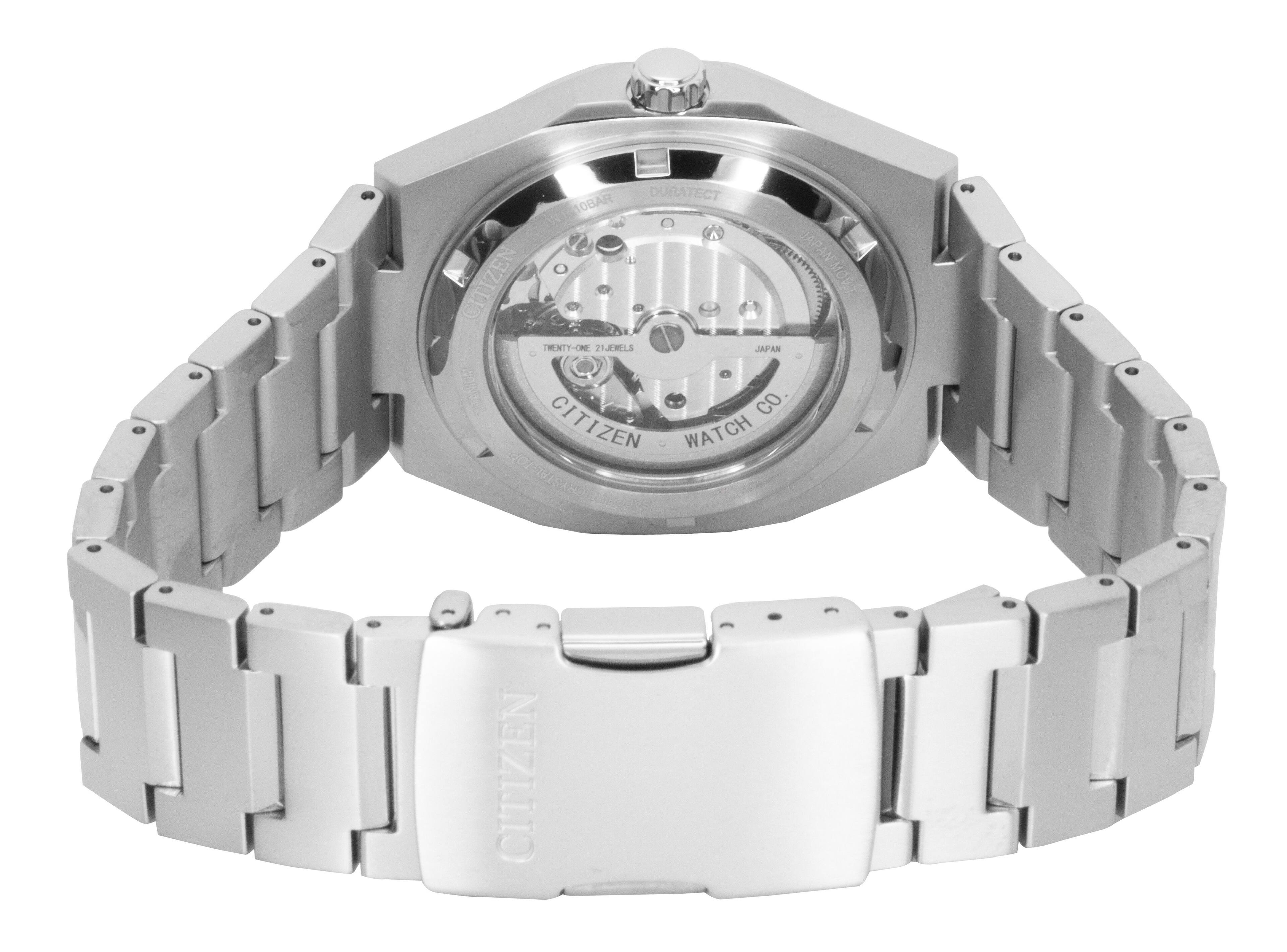 DURATECT WIP 10BAR CITIZEN JAPAN MOVT TWENTY-ONE JEWELS JAPAN RING- CO CITIZEN WATCH CRYSTAL-TOP SAPPHIRE