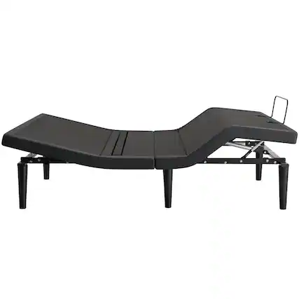 Front. Tempur-Pedic - Queen Ergo® 3.0 Base Foundation - Black.