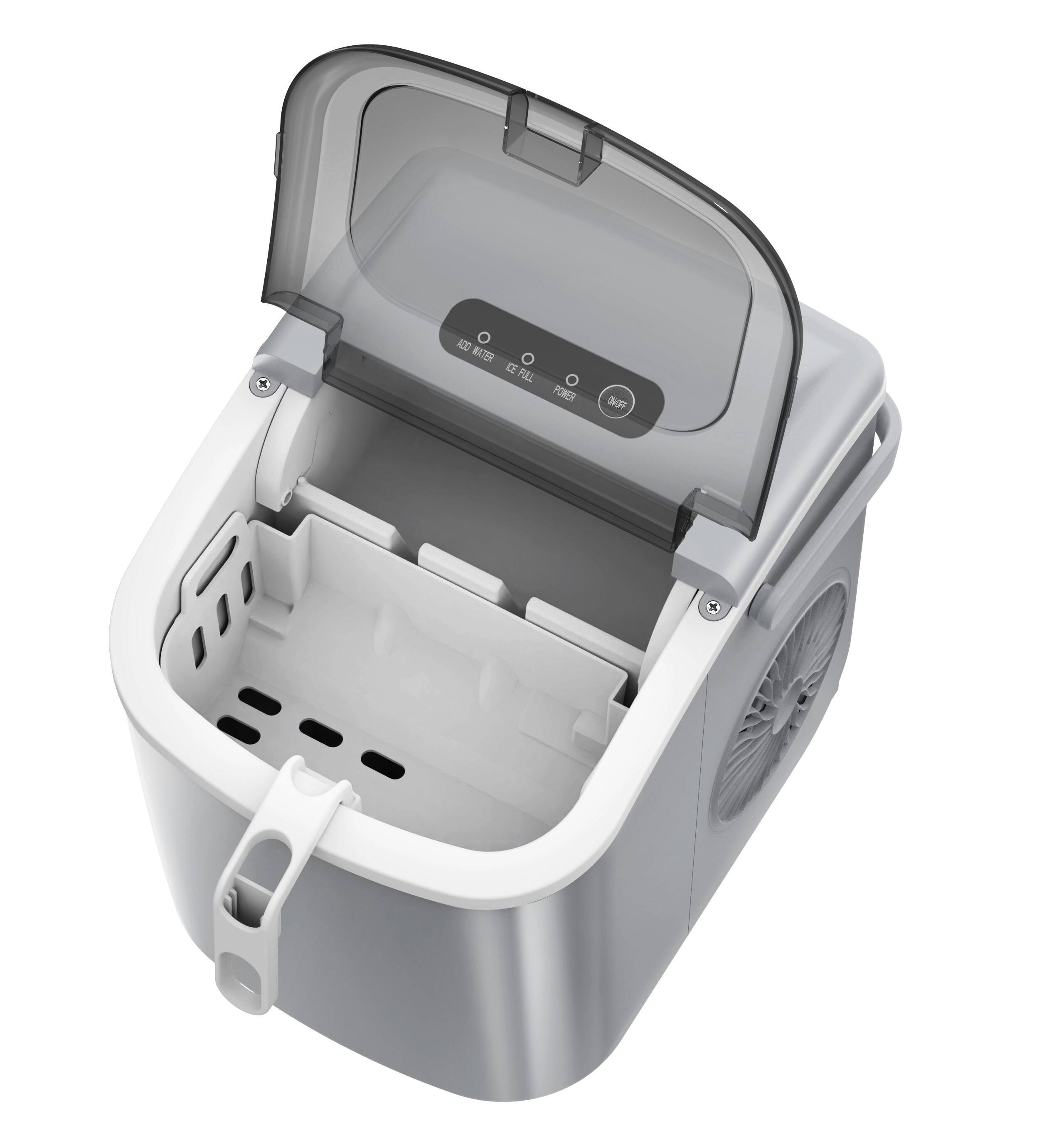 The text on the image reads:

- "ACO NATER"
- "FILL POWER"
- "OFF"
- "ON"
- "OFF"