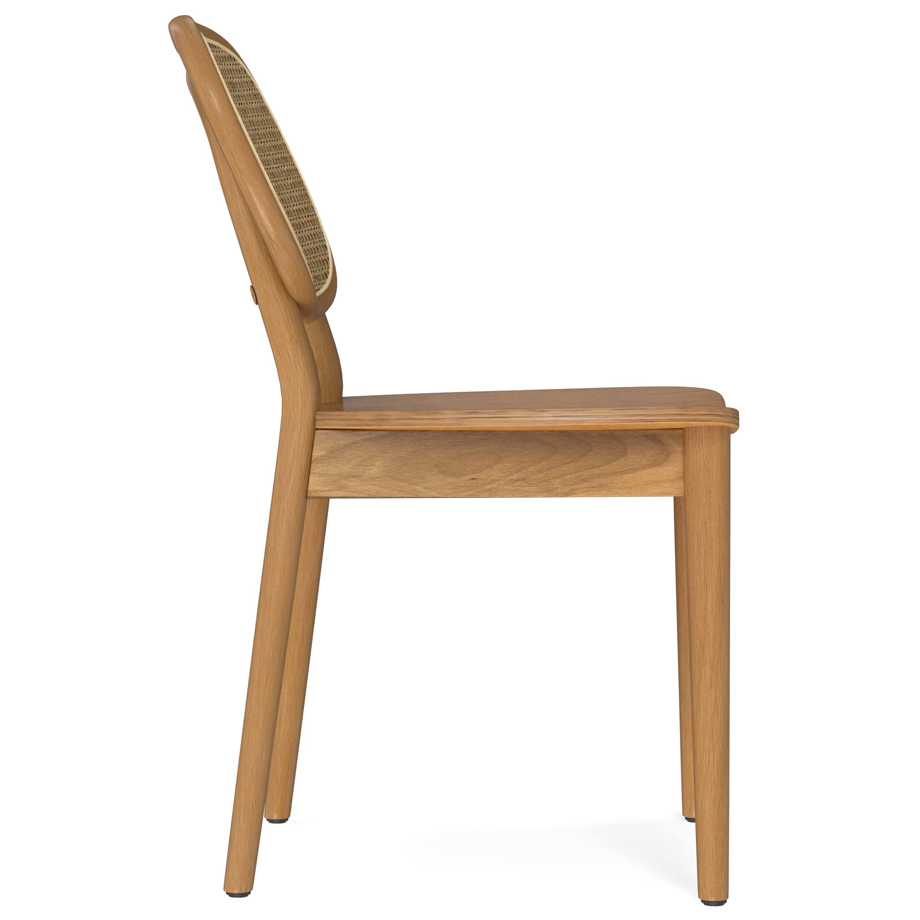 Alt View 1. Simpli Home - Rachel Dining Chair (Set of 2) in Natural - Natural.