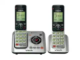 VTech - CS6629-2 Cordless Phone - 1.90 GHz - DECT 6.0 - Black