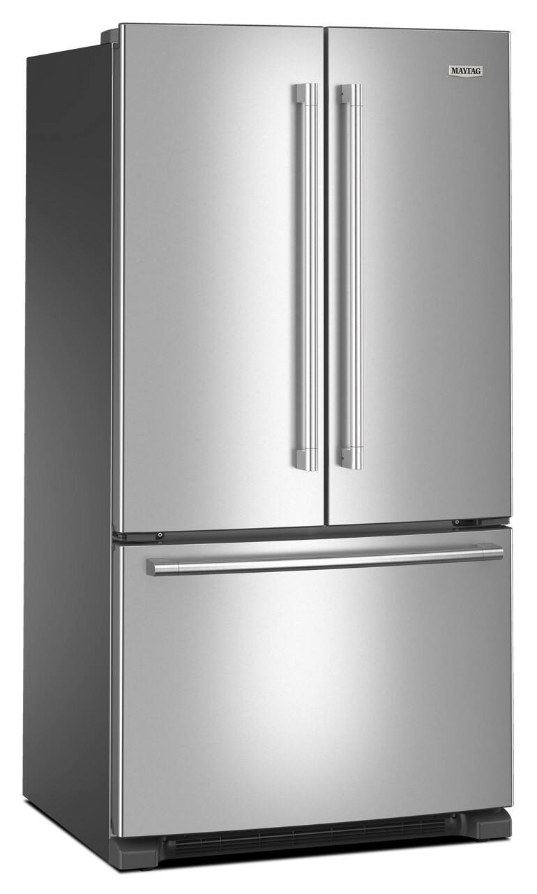 Alt View 12. Maytag - 36 in. Wide 25.2 cu. ft. French Door Refrigerator with Max Cool Setting - Fingerprint Resistant Stainless Steel.