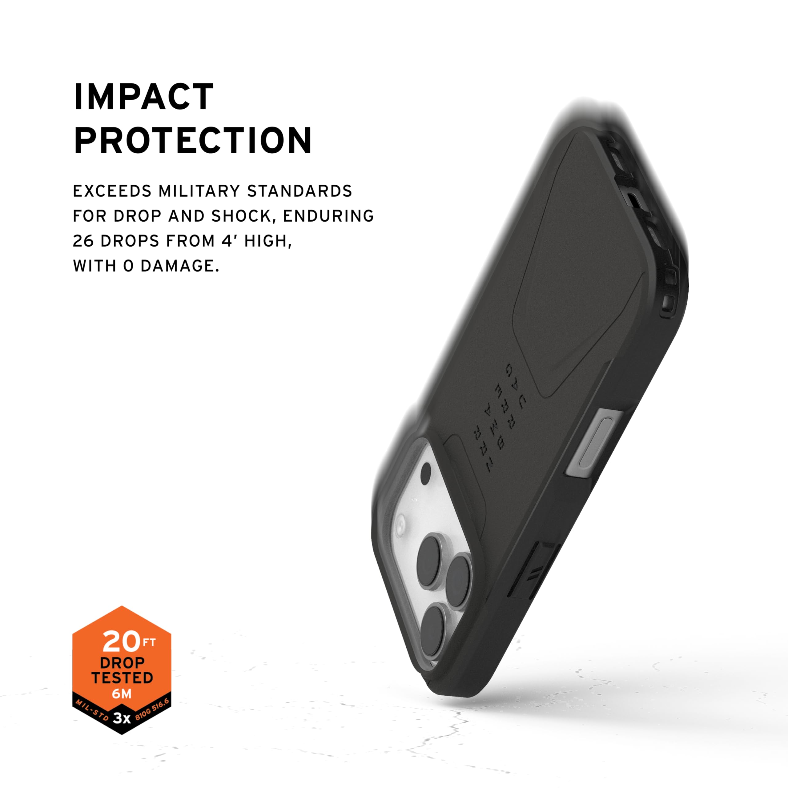 UAG iPhone 18 Pro/iPhone 17 Pro Case with MagSafe, Hypercush Impact ...