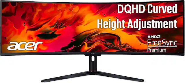 acer
DQHD Curved
Height Adjustment
AMD FreeSync Premium
