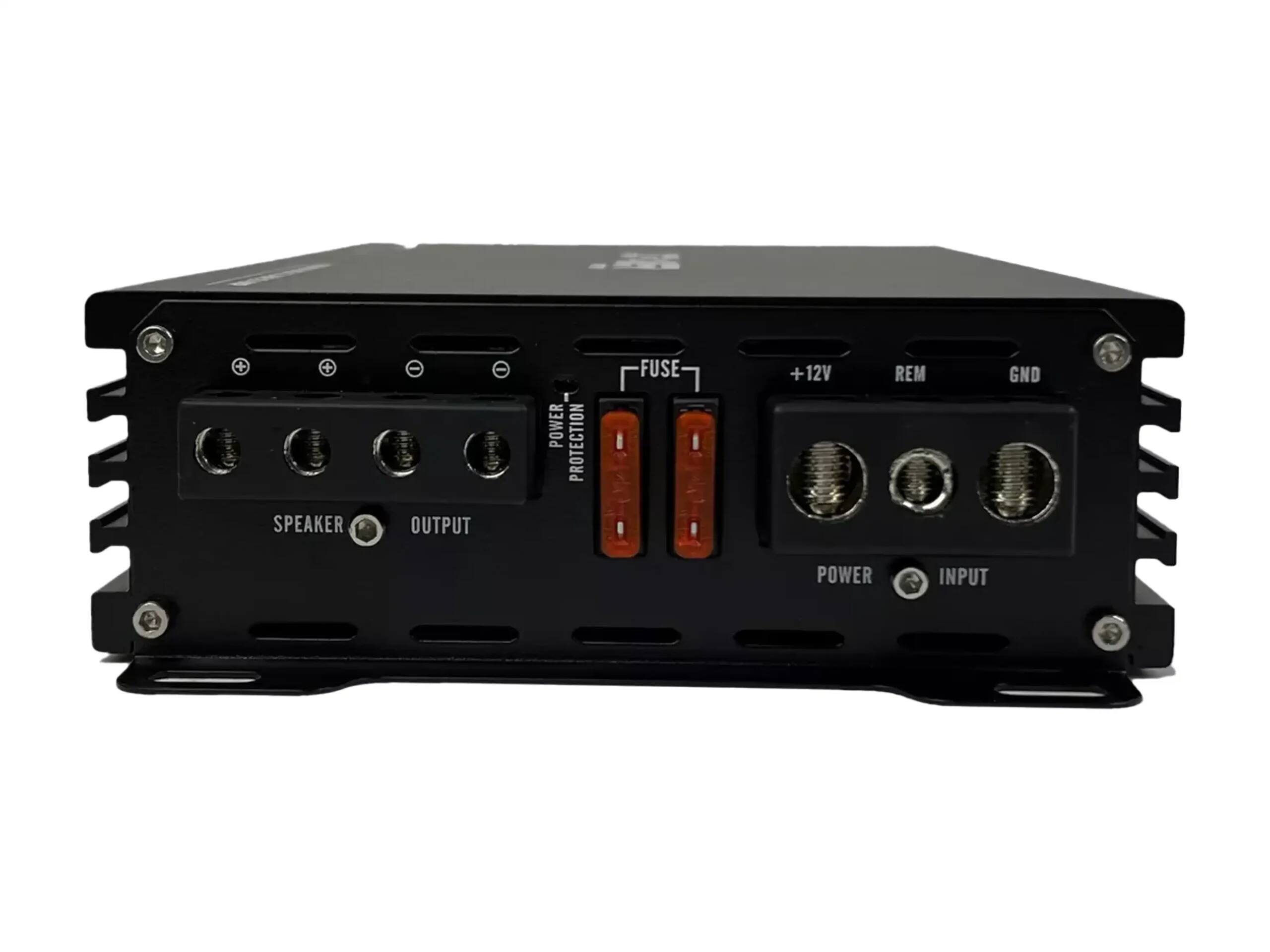 SPEAKER OUTPUT  
POWER PROTECTION FUSE  
+12V  
REM  
GND  
POWER INPUT