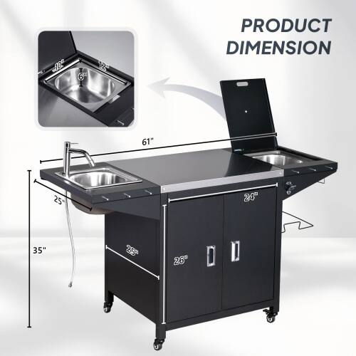 10 6" 12 PRODUCT DIMENSION 61" 25 24" 35" 25" 26"