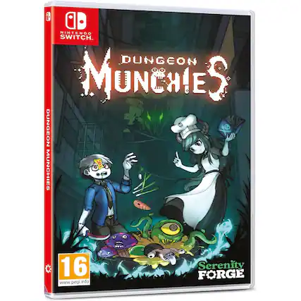 NINTENDO SWITCH
DUNGEON MUNCHIES
DUNGEON MUNCHIES
16
www.pegi.info
Serenity FORGE - T (Teen 13+)