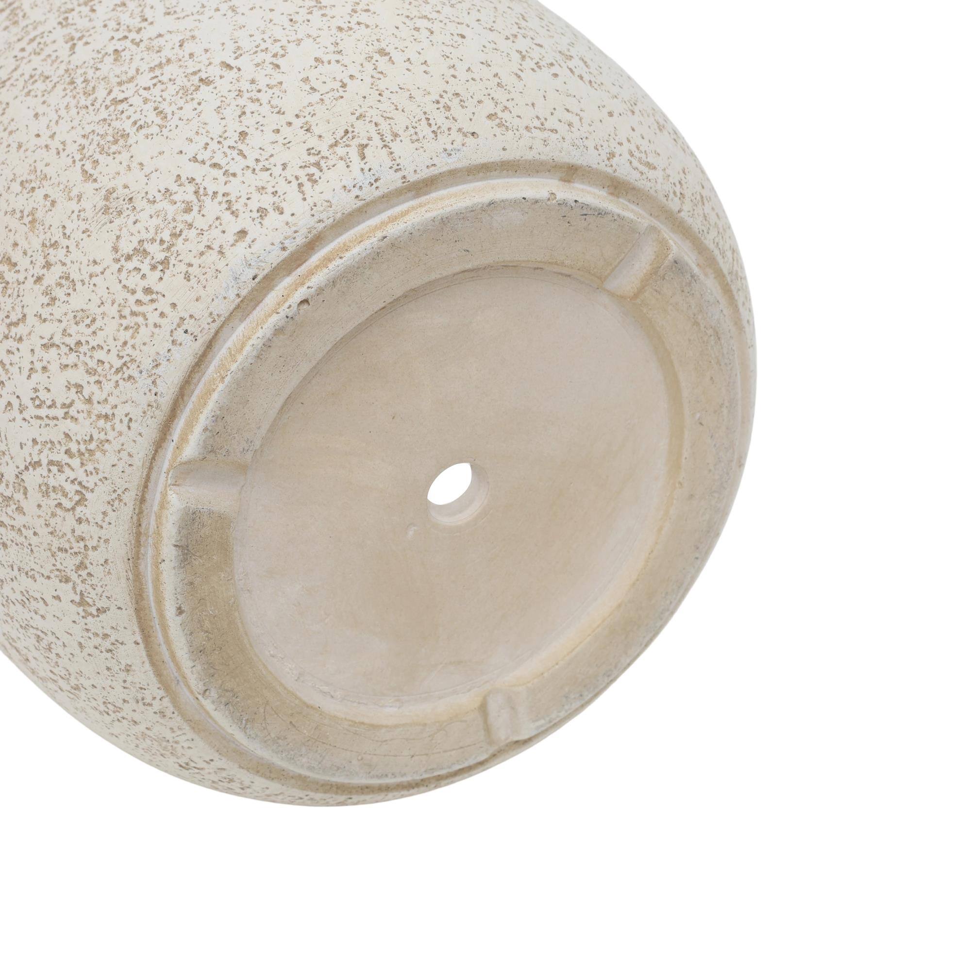 Alt View 5. Boyel Living - 3  Piece Round Magnesium Oxide Planter Set  Flower Pots with Drainage Holes - Light Yellow.