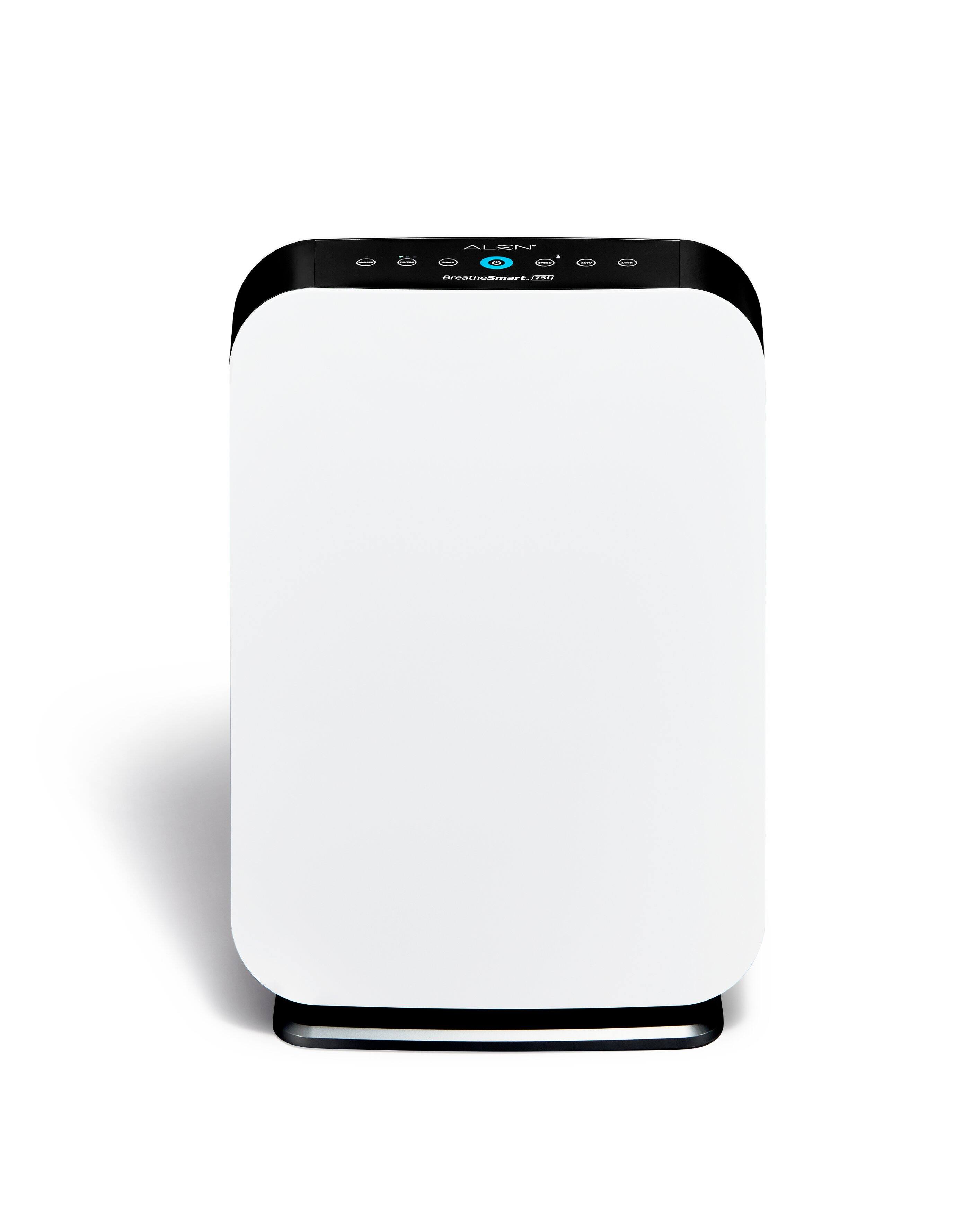 Alen - BreatheSmart 75i 1300 SqFt Air Purifier with Fresh HEPA Filter for Allergens, Dust, Odors & Smoke - White