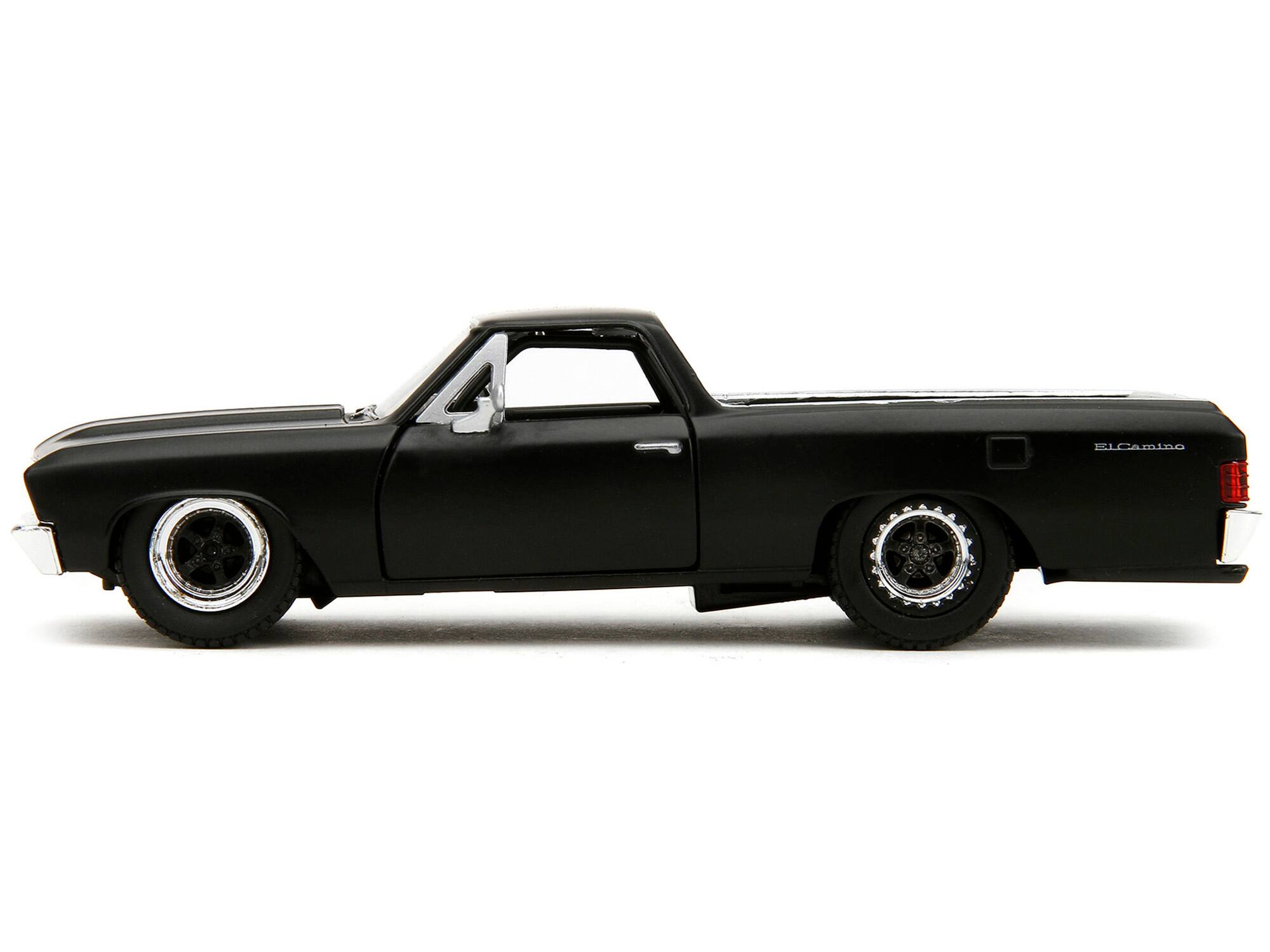 Left. Jada - 1967 Chevrolet El Camino Matt Black "Fast & Furious" Series 1/32 Diecast Model Car by Jada - Matt Black.