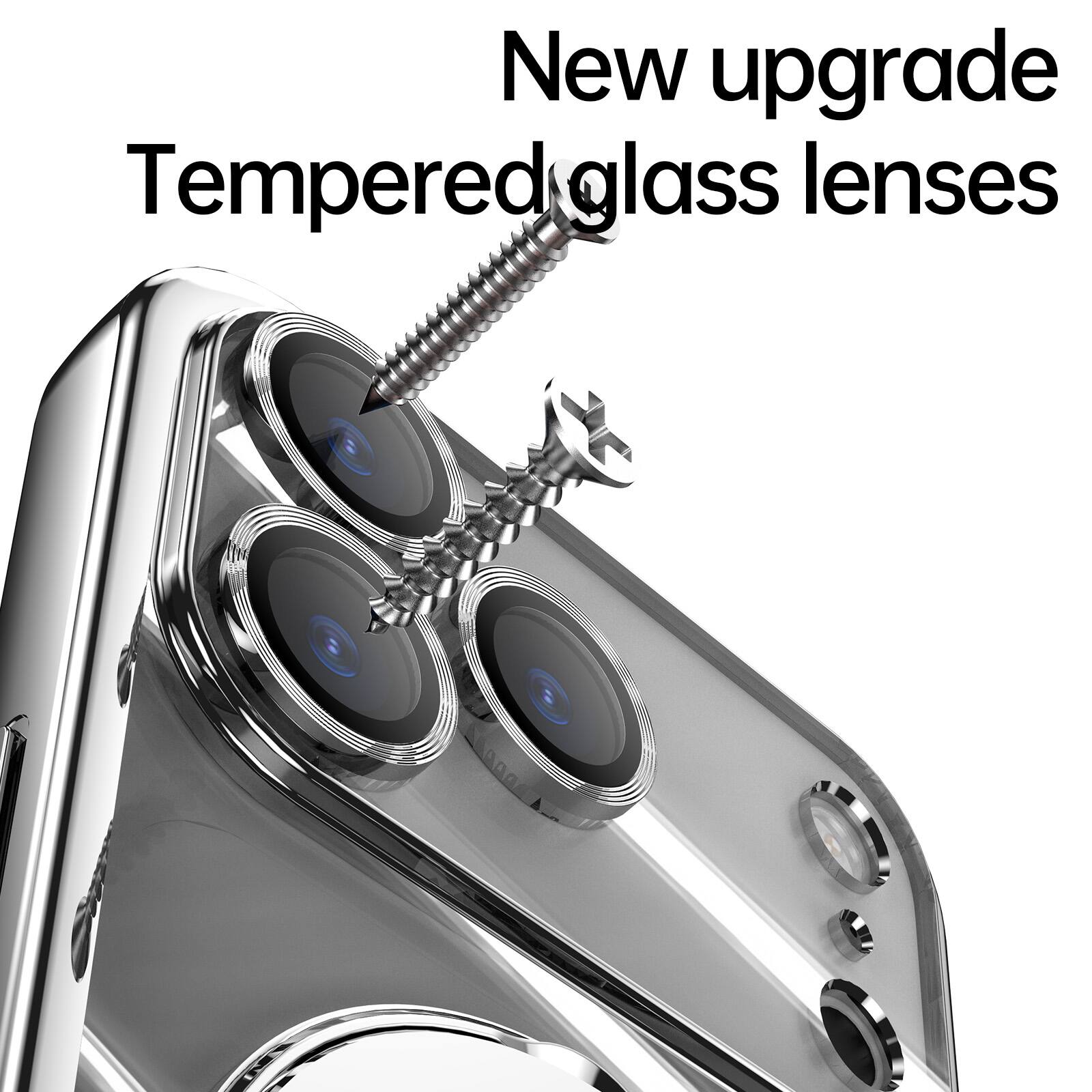 New upgrade  
Tempered glass lenses