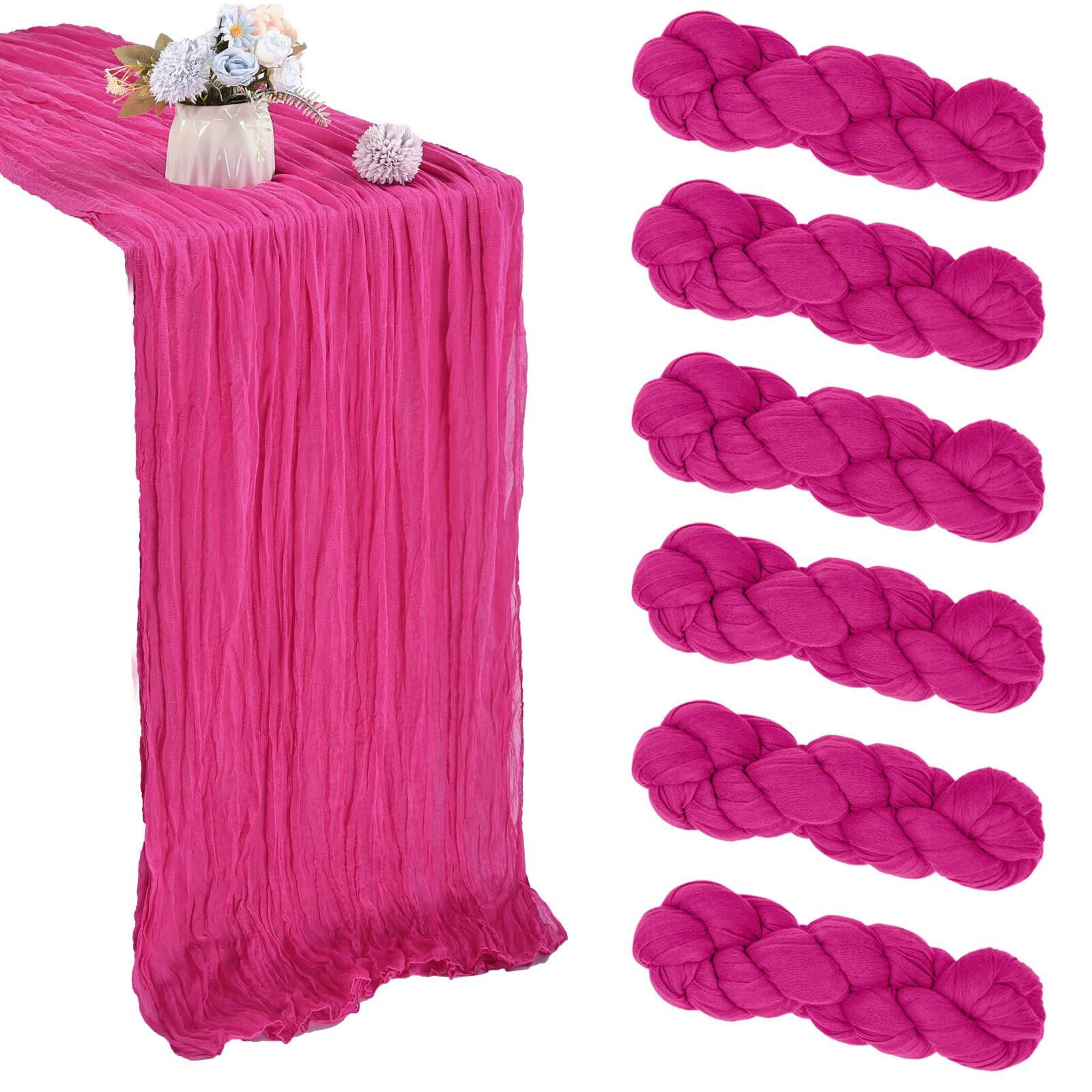 Hot Pink-12 Pcs - 10Ft