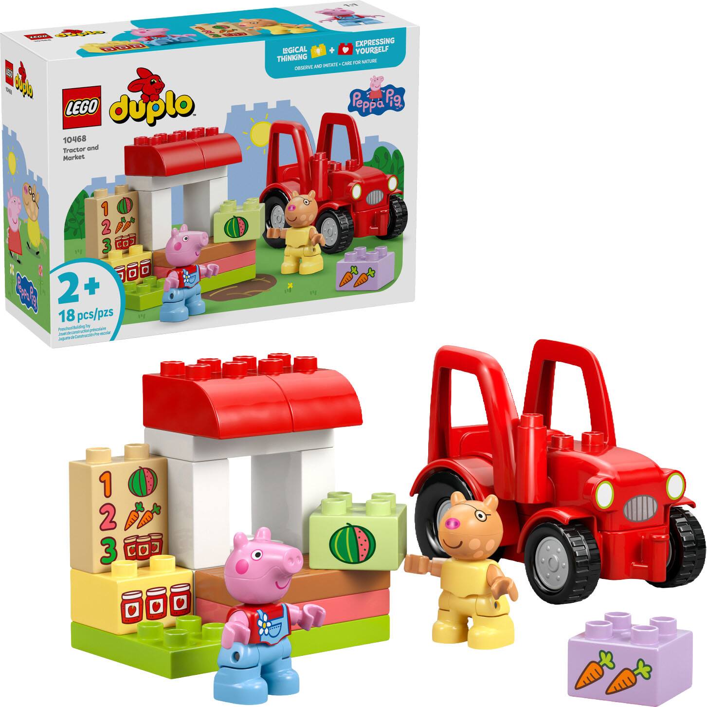 DUPLO Peppa Pig Tractor and Market Toy 10468