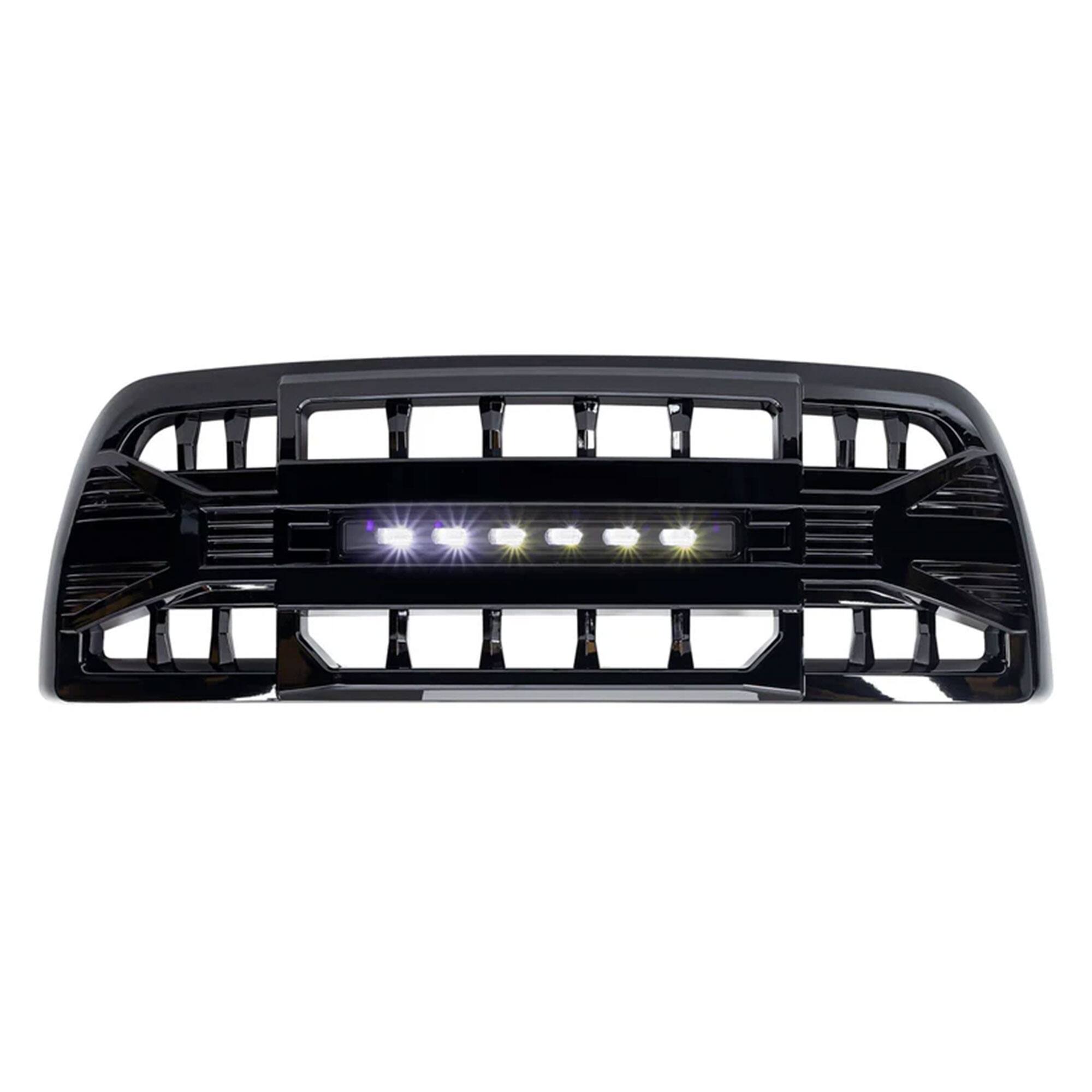 Alt View 7. AMERICAN MODIFIED - AMERICAN MODIFIED Armor Grille for 2013-2018 Dodge Ram 2500/3500, Glossy Black - Glossy Black.