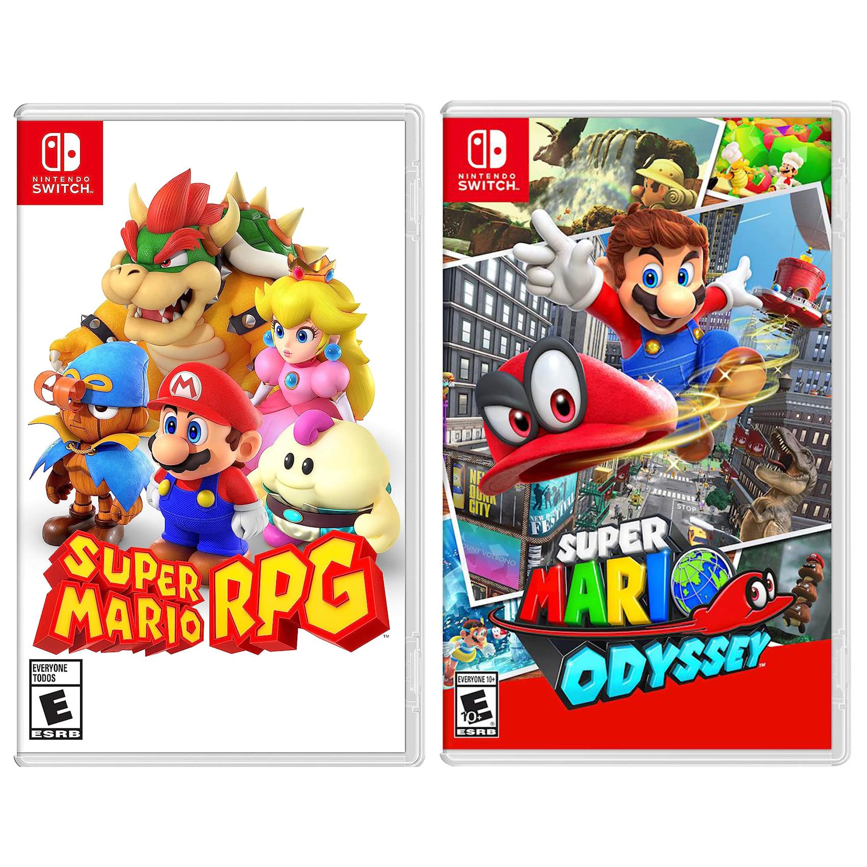 Super Mario RPG and Super Mario Odyssey Two Game Bundle - Nintendo Switch - Nintendo Switch, Nintendo Switch Lite
