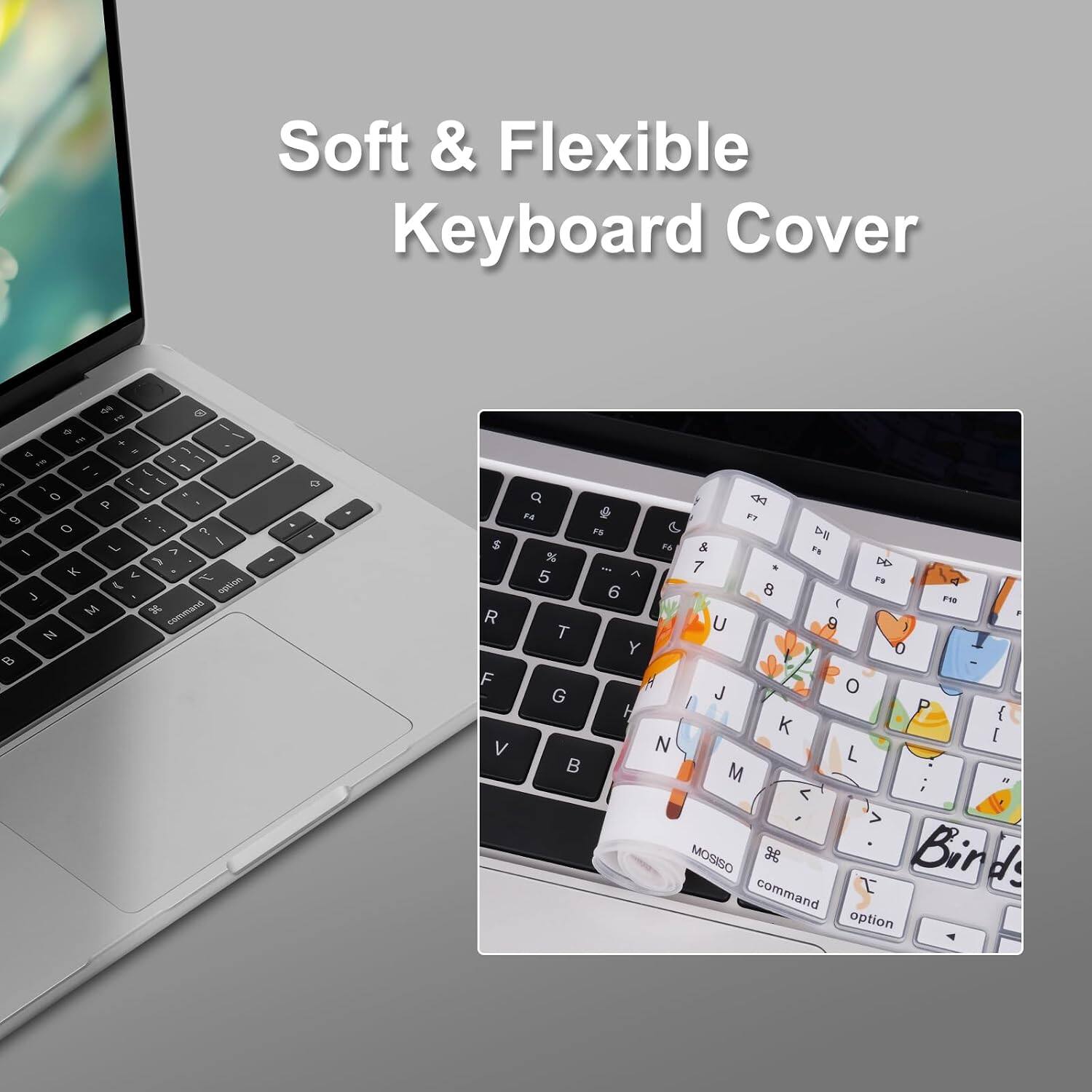Soft & Flexible Keyboard Cover