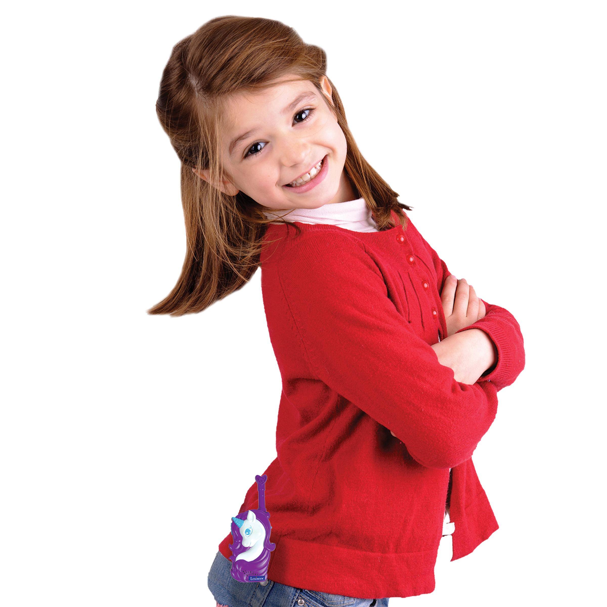 Alt View 3. Lexibook - 3D UNICORN Walkie Talkies - PINK.
