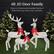 4ft 2D Deer Family
Enjoy a 2-dimensional reindeer family of three featuring a buck, doe, and fawn