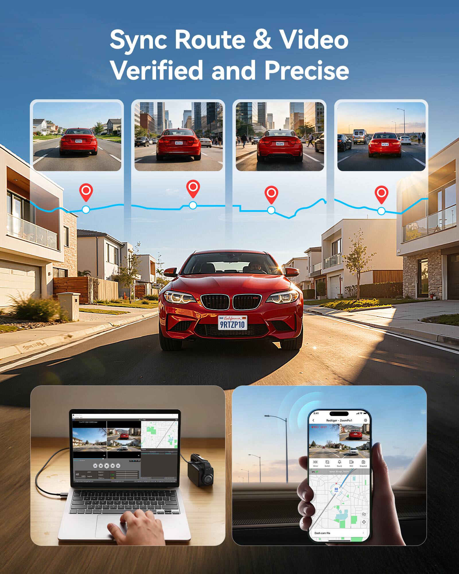 Sync Route & Video Verified and Precise