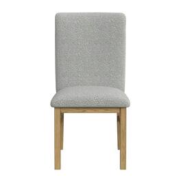 Picket House Furnishings - Canal Square Back Dining Side Chair with Grey Fabric in Natural - Tural