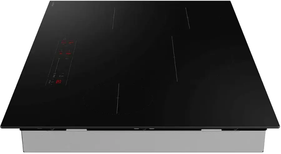 Alt View 17. Samsung - 30" Induction Cooktop with Anti-Scratch Matte Glass and Sync Burners - Black.