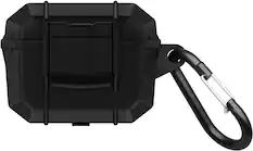 Front. Pelican - Marine Case for Apple Airpods Pro 3rd Generation - Black.