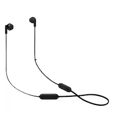 Front. JBL - JBL Harman Tune 215BT Wireless Headphones, Black - Black.