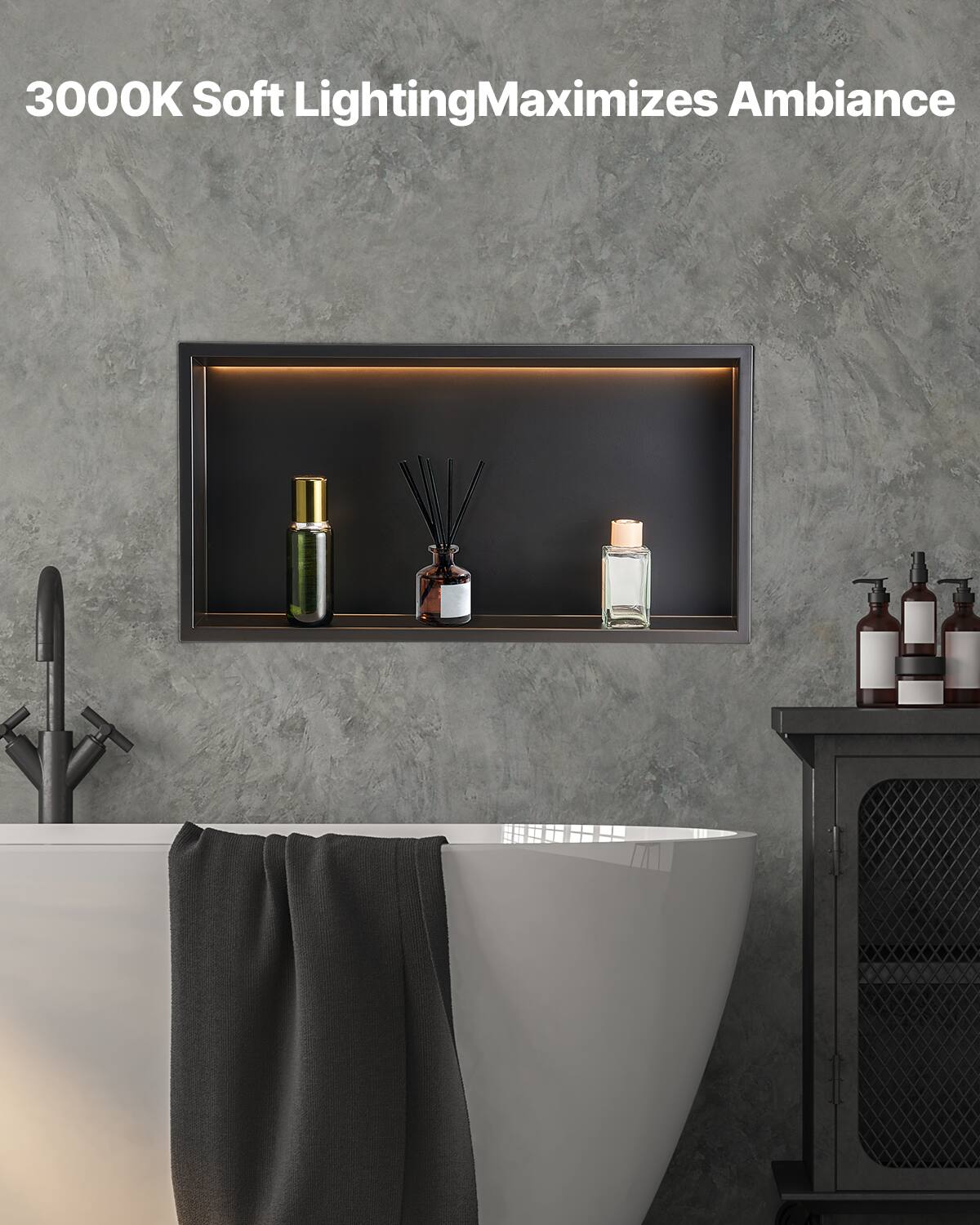 3000K Soft Lighting Maximizes Ambiance