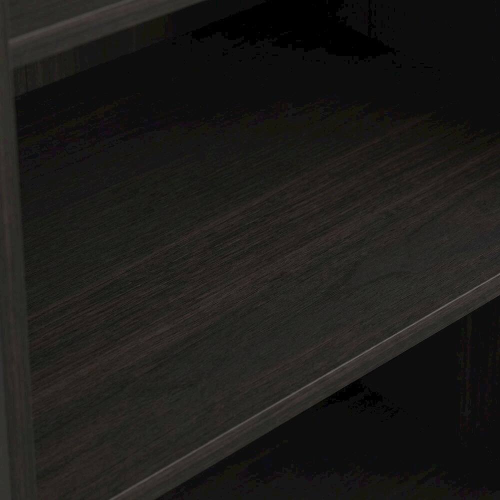Alt View 1. FurniFact - Espresso 3-Tier Open Shelf Bookcase with Storage Organizer - Espresso.