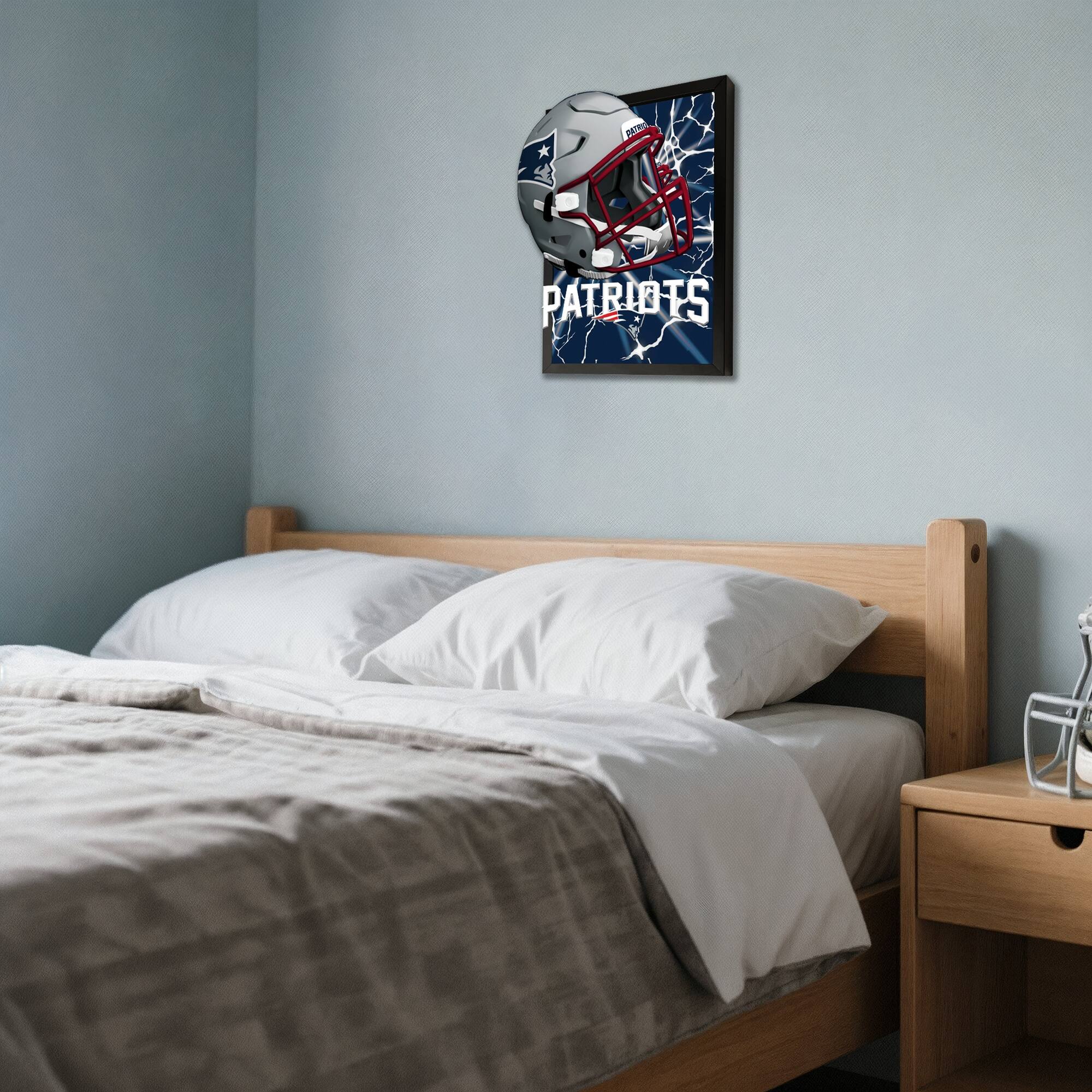 Alt View 2. Sporticulture - 14" x 18" Framed 3D Lenticular Art - Blue.