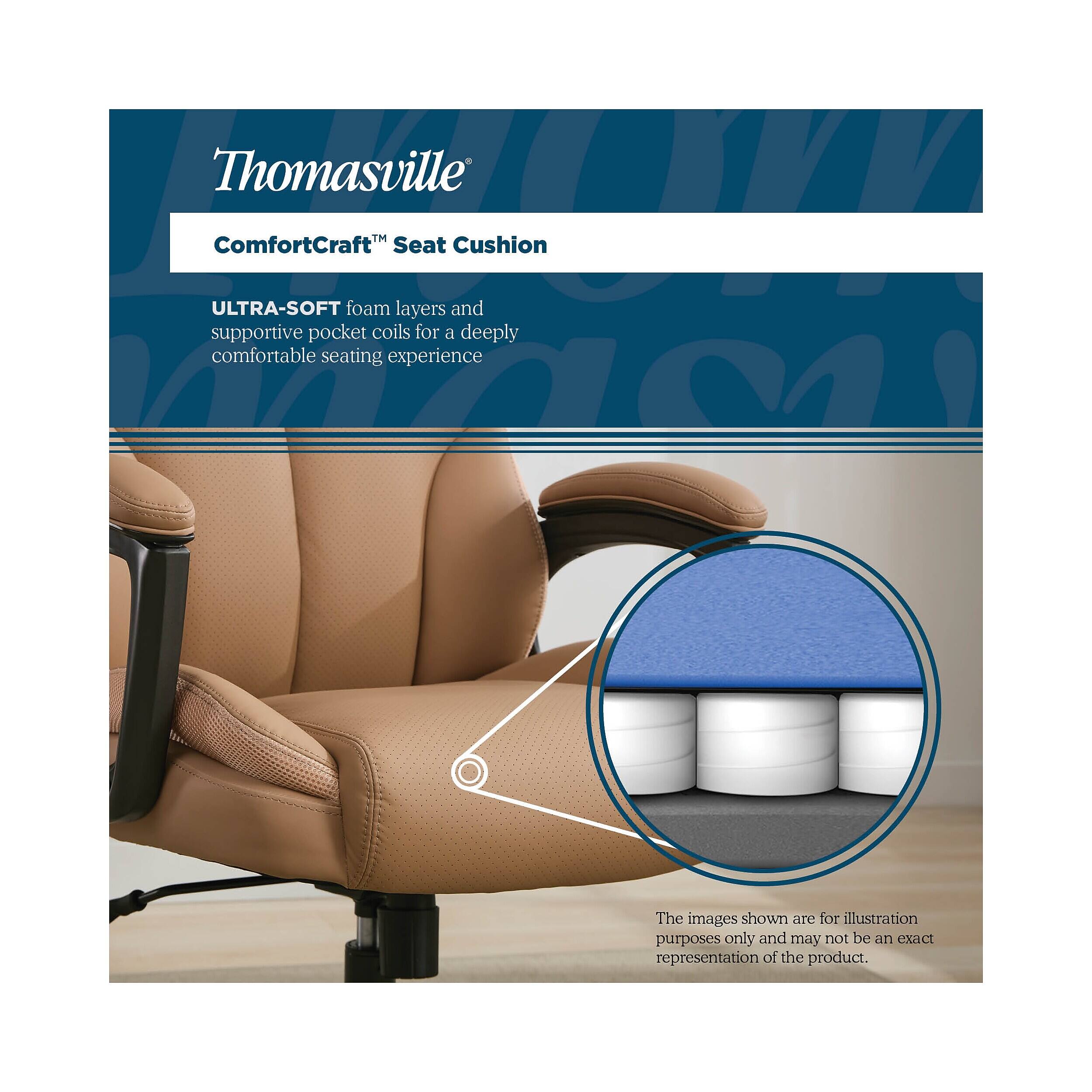 Thomasville ComfortCraft™ Seat Cushion

ULTRA-SOFT foam layers and supportive pocket coils for a deeply comfortable seating experience

The images shown are for illustration purposes only and may not be an exact representation of the product.