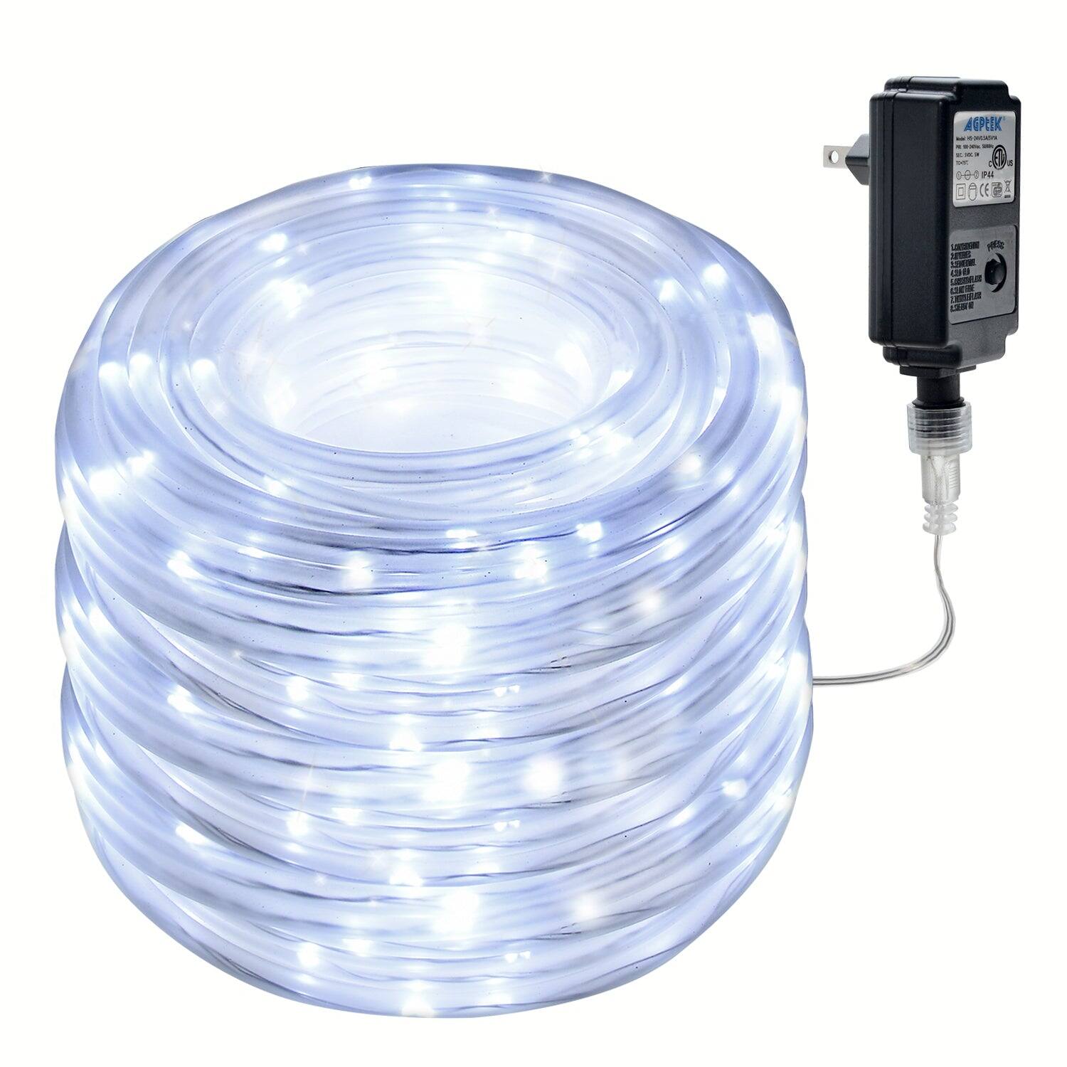 IMAGE - 75.5FT 200 LED Rope Lights for Outdoor Decorations - Cool White