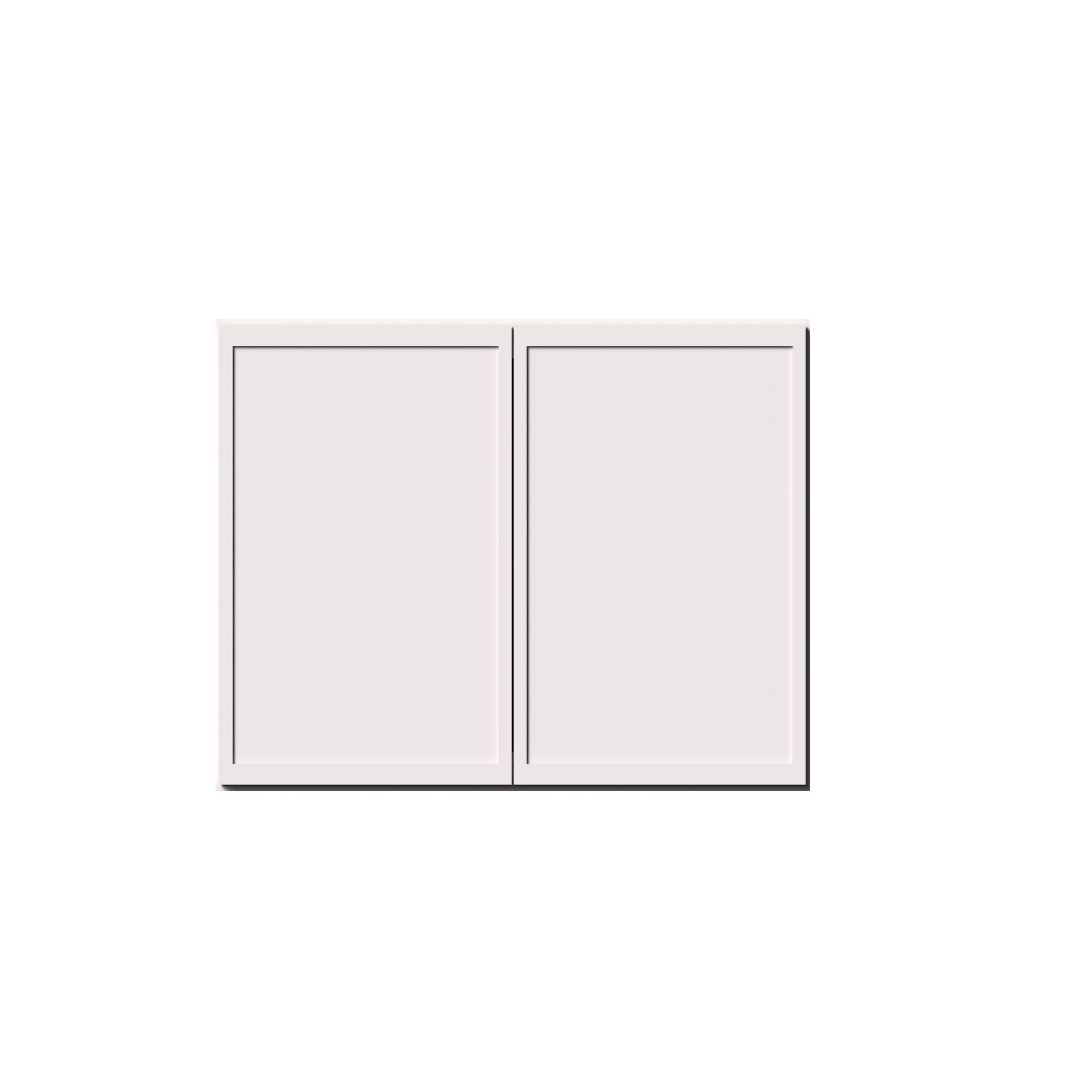 Alt View 1. Boyel Living - 36-in W x 18-in H x 12-in D Slim Shaker RTA Kitchen Wall Cabinet with Soft-Close - Snow White.