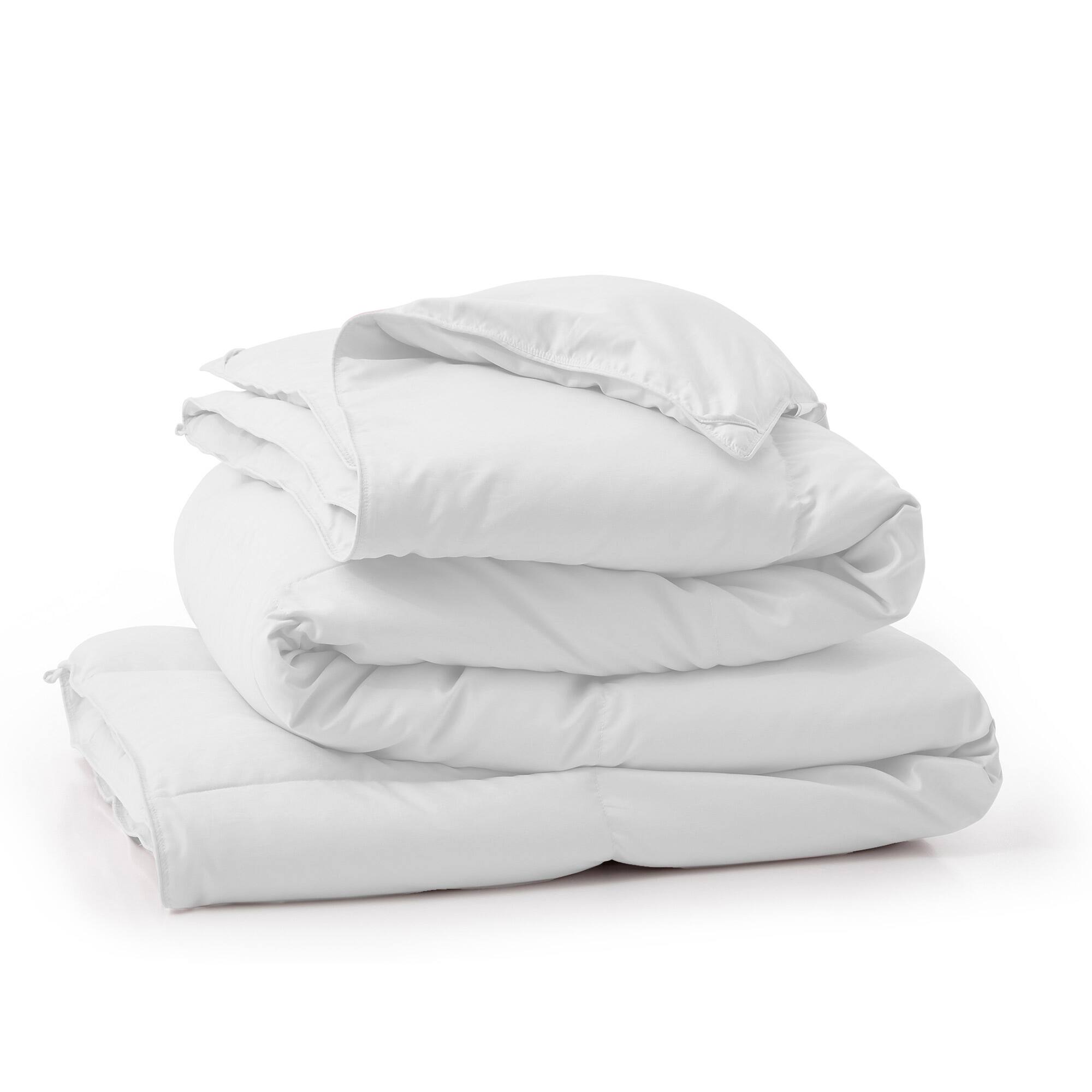 Alt View 2. Peace Nest - Peace Nest Ultra Soft All Season Down Feather Comforter, White, Full/Queen - White.