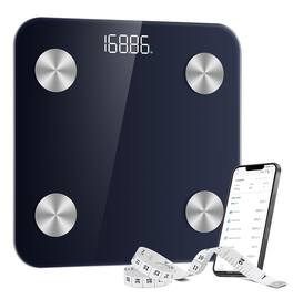 FINEAK - Advanced Smart Bathroom Scale-20 Body Metrics & App - Blue Smart Bluetooth