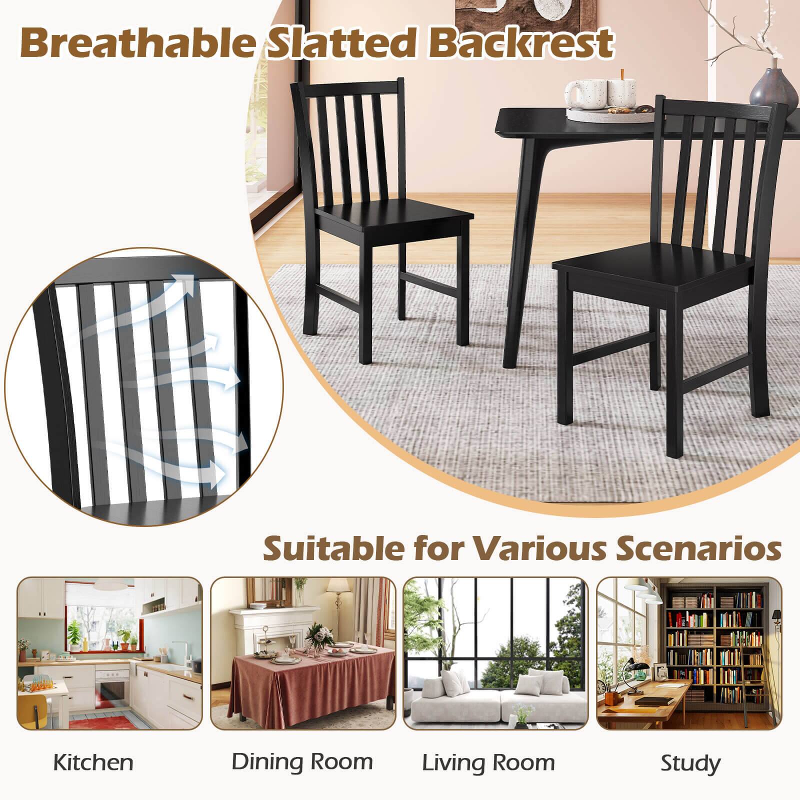 Breathable Slatted Backrest

Suitable for Various Scenarios

Kitchen  
Dining Room  
Living Room  
Study