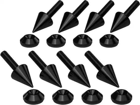 Front. KEF - PQ-1 Plinth Spike Kit - Black.