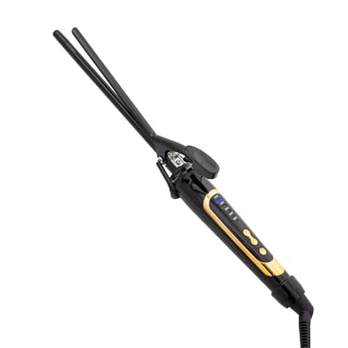 Vulpecula Spade - Curling Iron Hair Wand Creates Tight Curls, Clearly Defined Spiral Curls & Ringlets - Extra-Slim Hair Styling Curler for