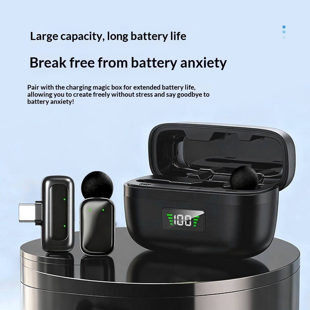 Large capacity, long battery life  
Break free from battery anxiety  

Pair with the charging magic box for extended battery life, allowing you to create freely without stress and say goodbye to battery anxiety!